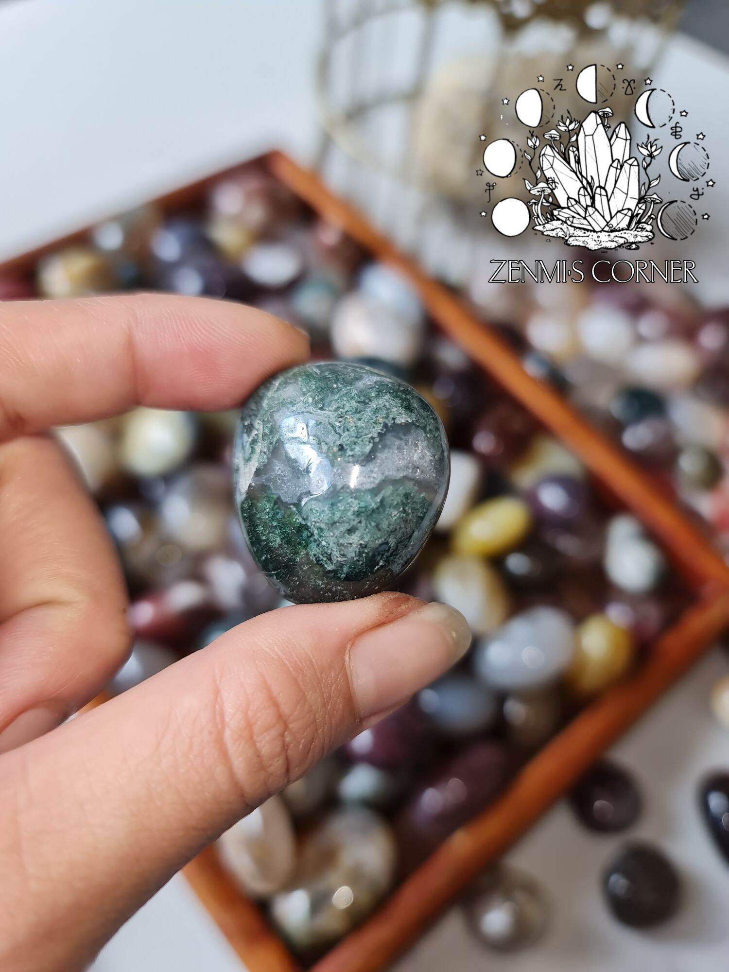 ( Agate ) Vụn Sỏi Mã Não Ngũ Sắc