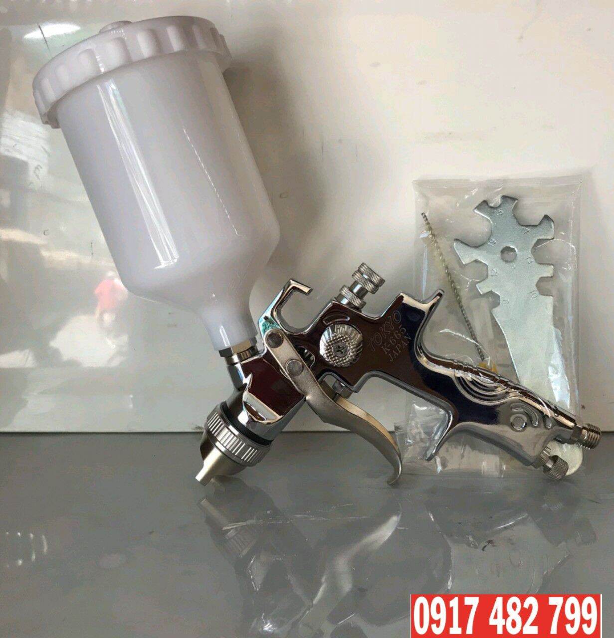[HCM]DỤNG CỤ PHUN SƠN K665 TOKYO ĐÀI LOAN ( BÌNH TRÊN)
