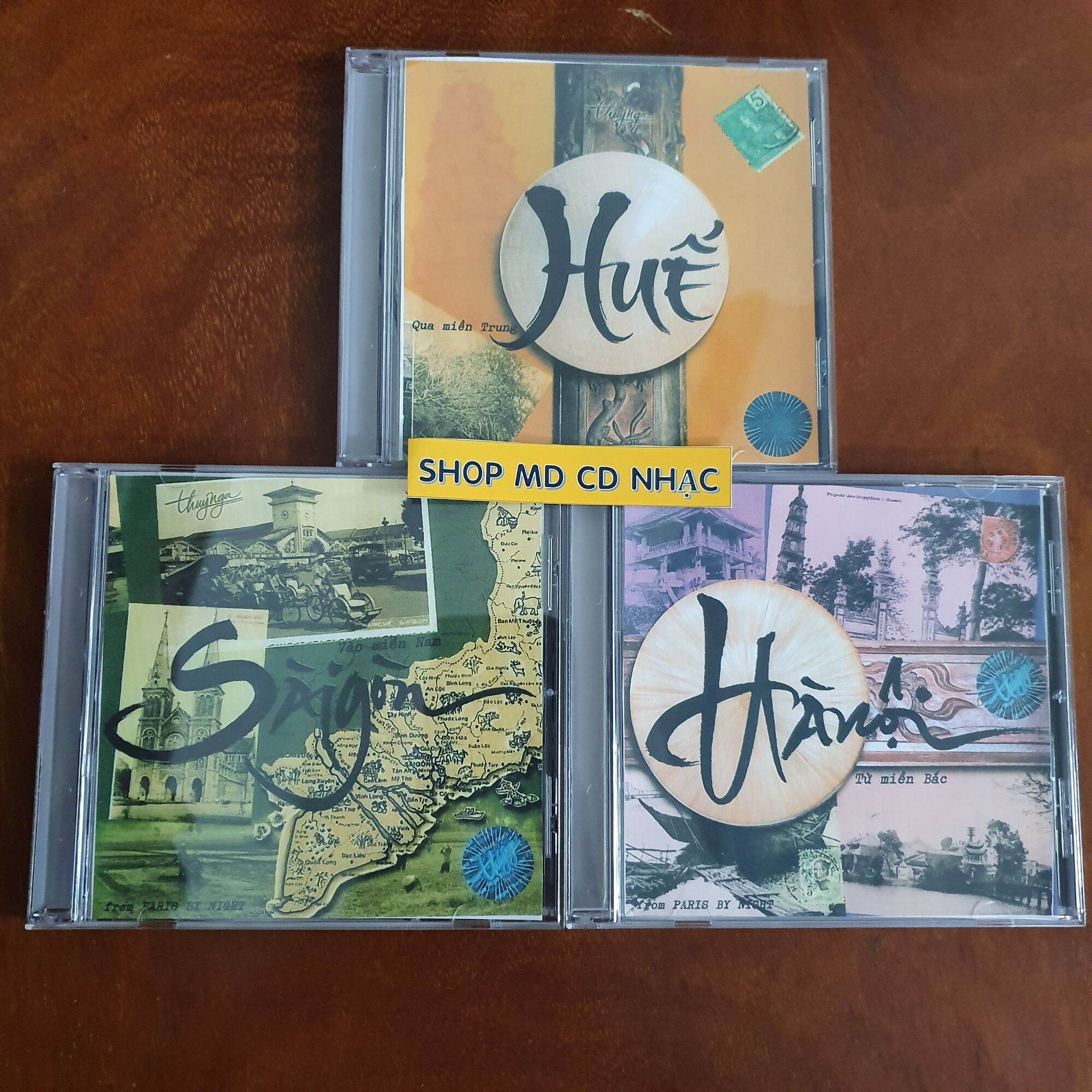 [MDCD] Bộ 3 Đĩa CD Huế - Hà Nội - Sài Gòn