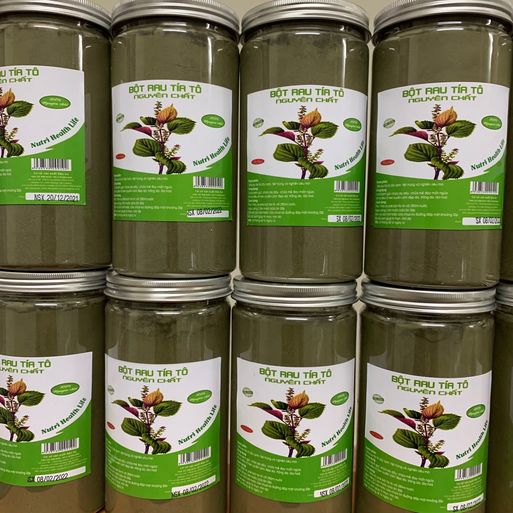 Bột tía tô sấy lạnh nguyên chất hộp 500g