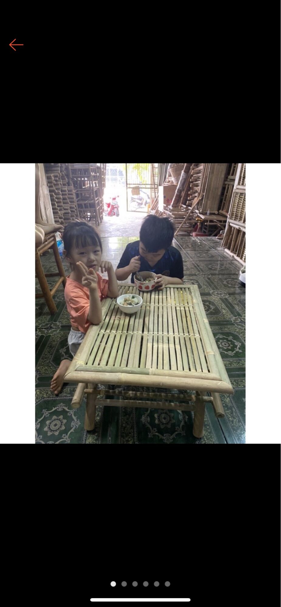 Bàn tre bệt 50*70