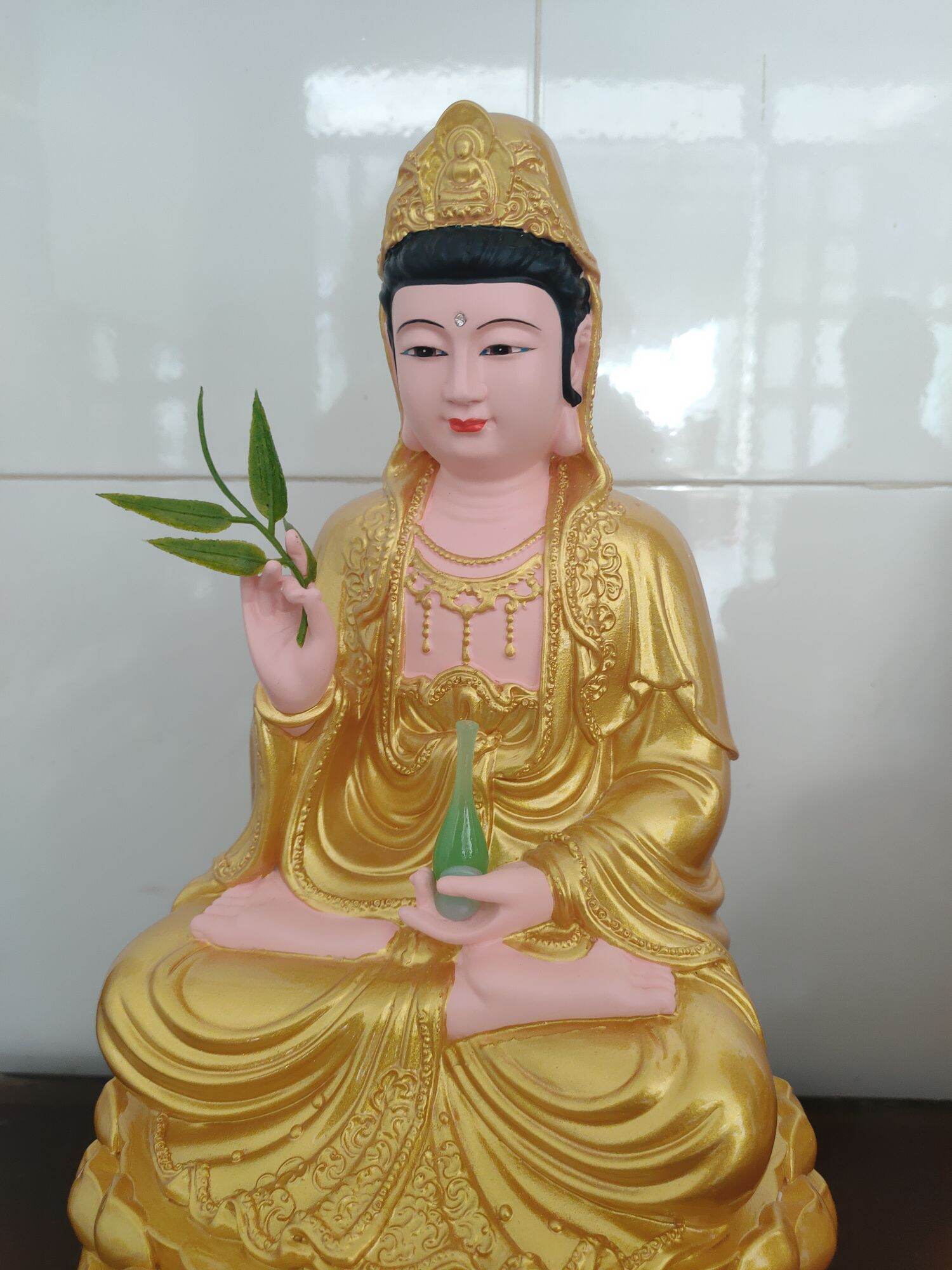 Tượng Ta Bà Tam Thánh cao 30cm