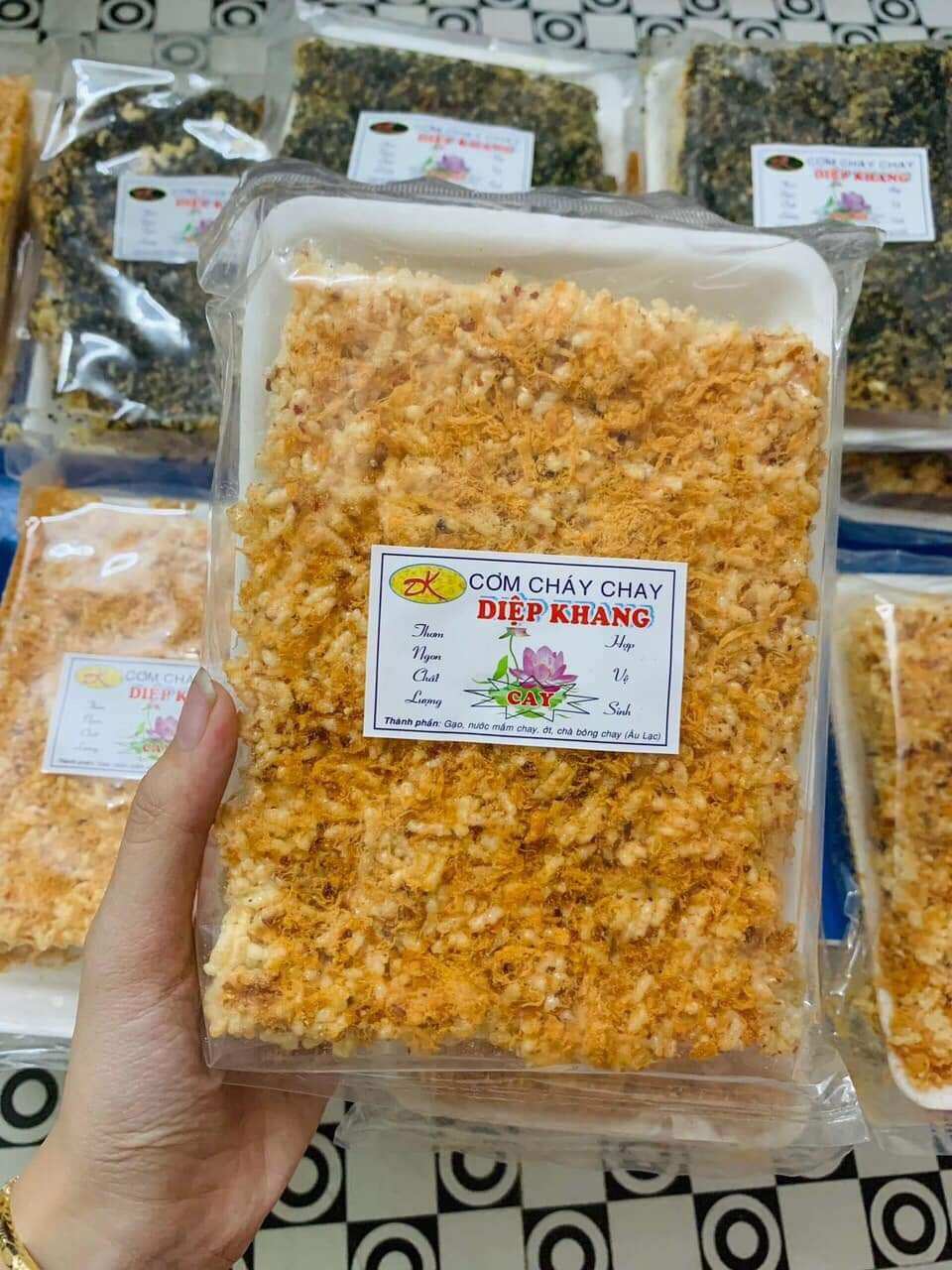 Cơm cháy chà bông chay âu lạc