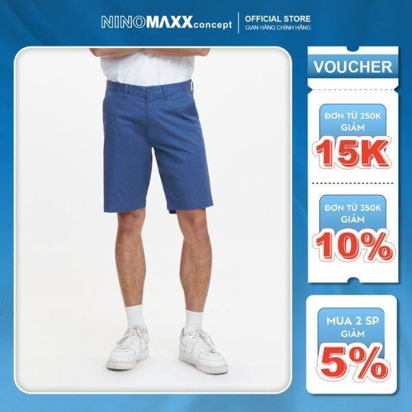 Quần short nam kaki chất cotton chuẩn form n&m thương hiệu ninomaxx 2202013