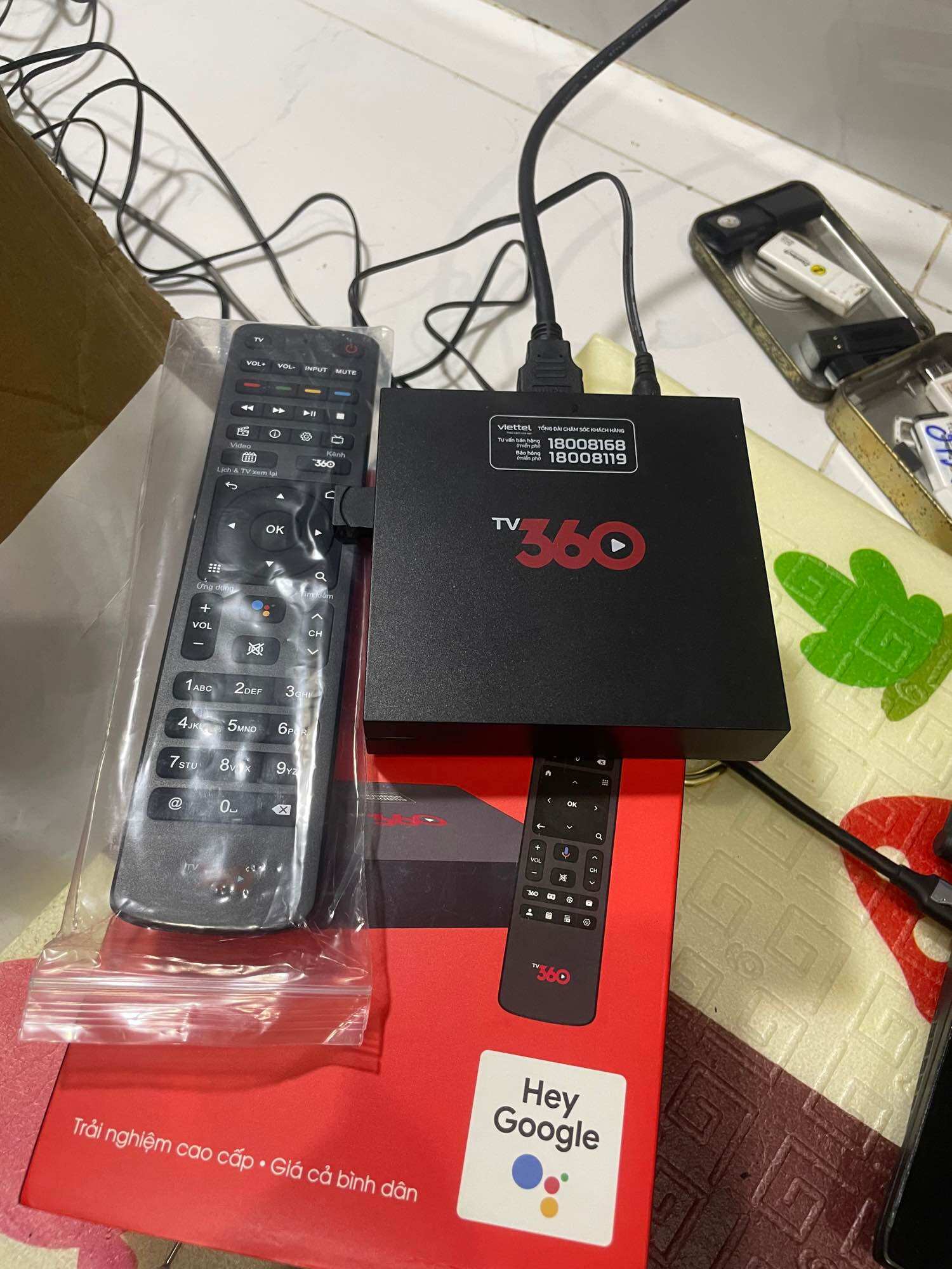 Viettel box android tv android box remote giọng nói