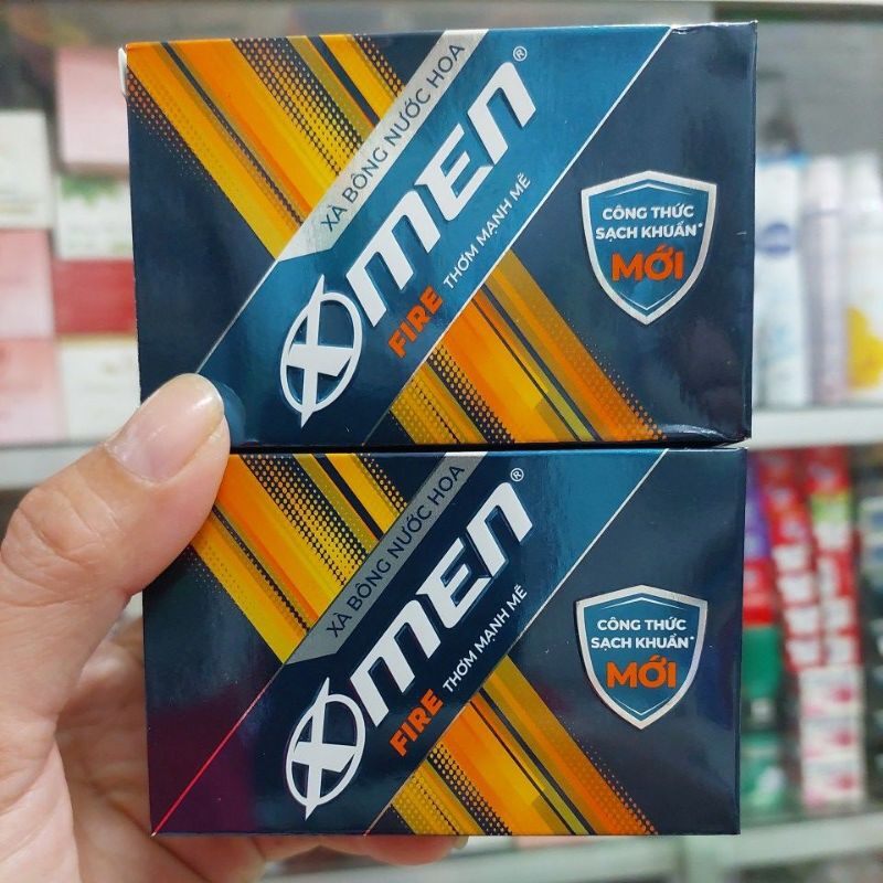 Xà bông cục xmen fire 90g hương nước hoa