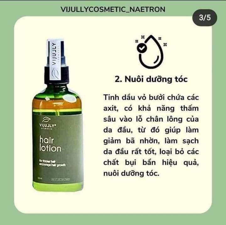 XỊT BƯỞI VY JULLY KÍCH MỌC TÓC HIỆU QUẢ 100%