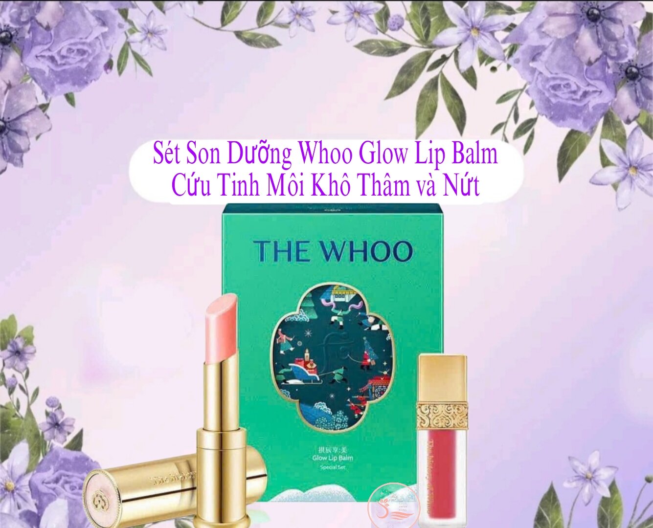 Dưỡng Môi Whoo Glow Lip Blam Cứu Tinh Cho Môi Khô Thâm Nứt Nẻ