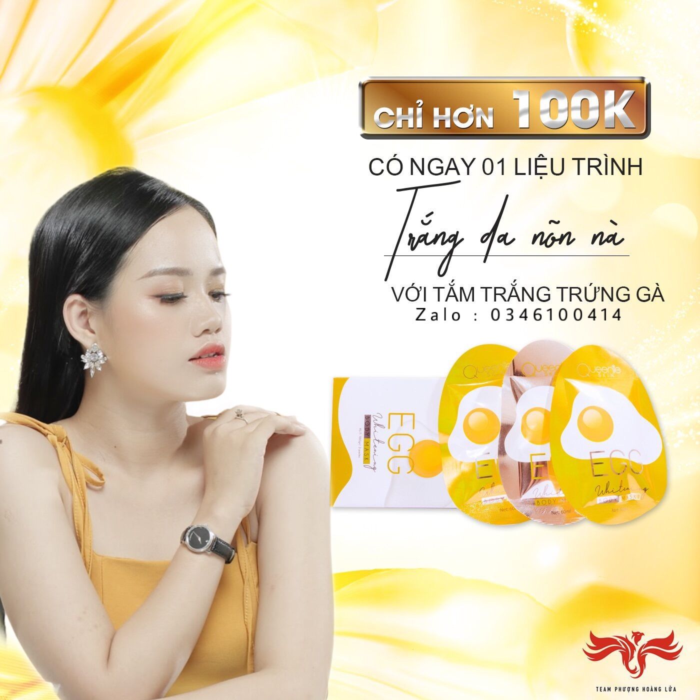 Tắm trắng trứng gà