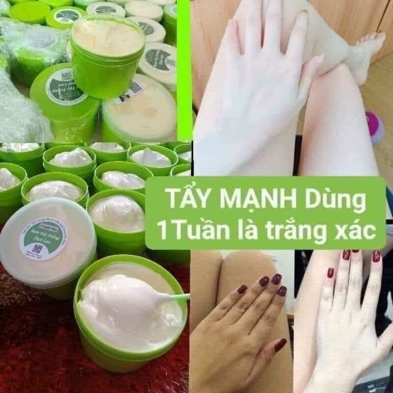 Kem body tẩy mạnh hủ 500gr