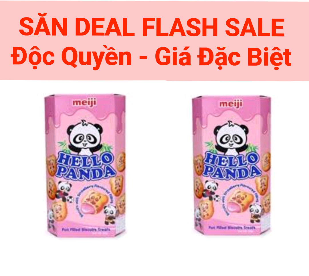 Bánh Hello Panda Strawberry 50g