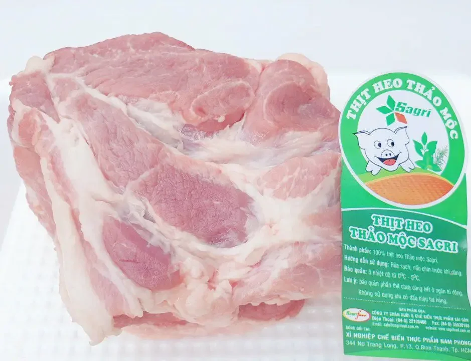 Thịt vai heo Thảo mộc Sagri 1kg - [Giao Ngay Tại HCM]