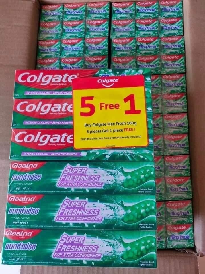 Kem đánh răng colgate Max fresh thái lan