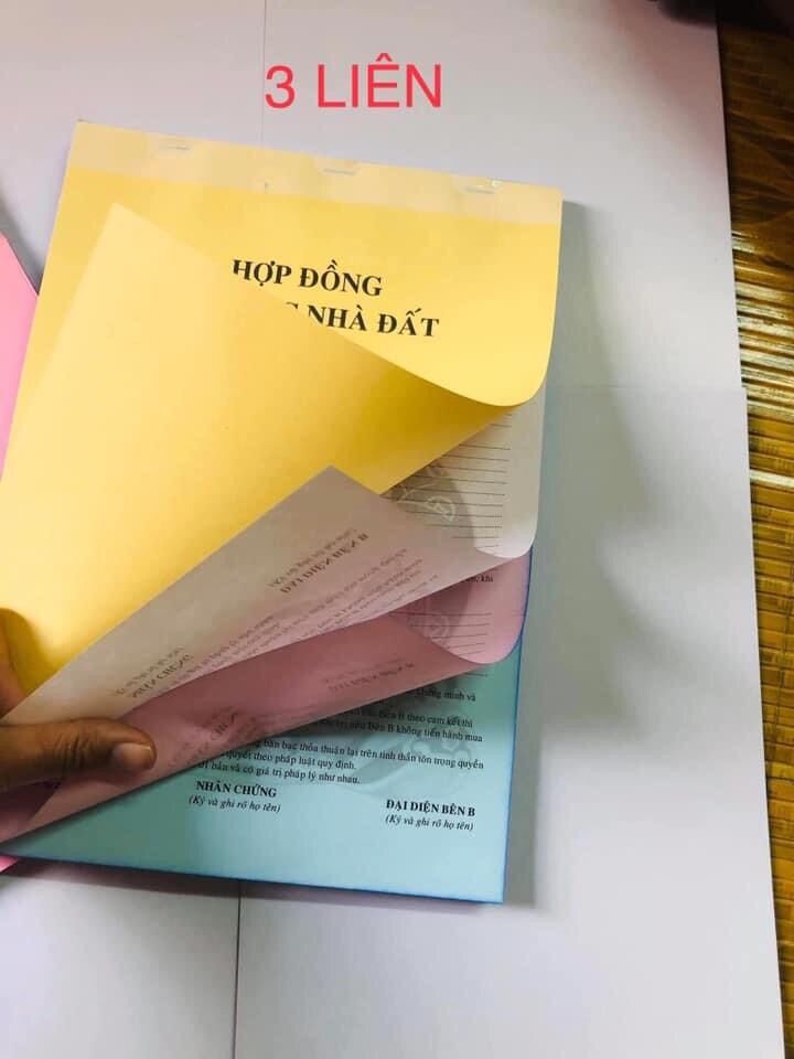 Sổ Cọc Nhà Đất 3 Liên