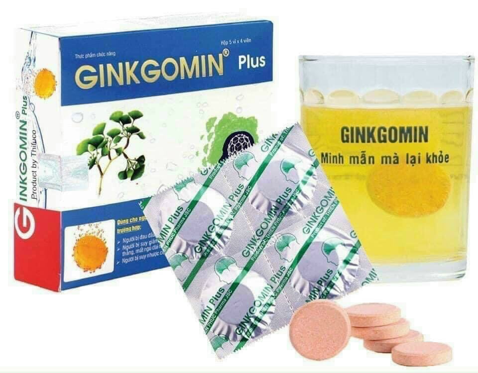 VIÊN SỦI HOẠT HUYẾT GINKGOMIN Plus