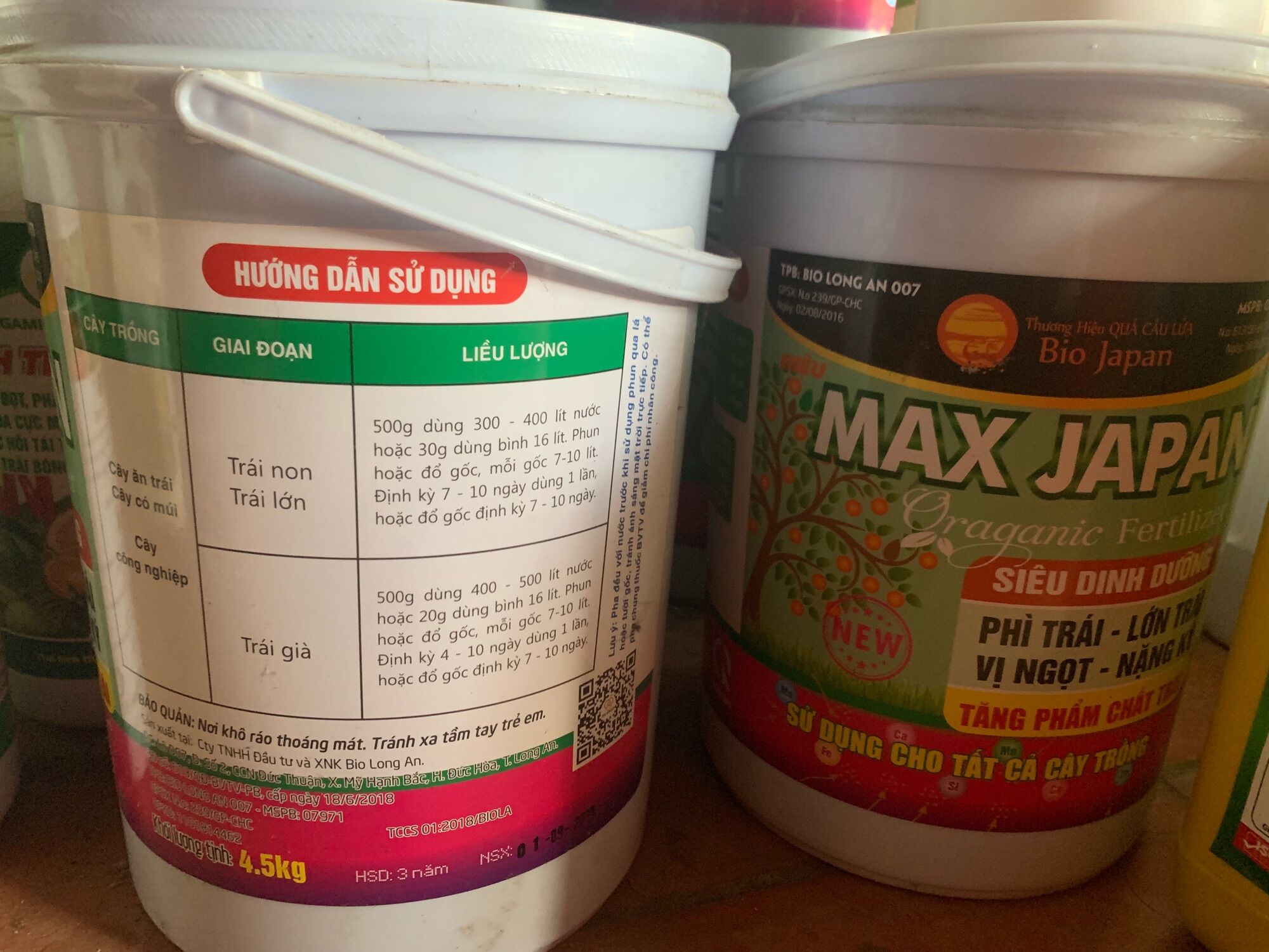Xô max japan 4.5kg