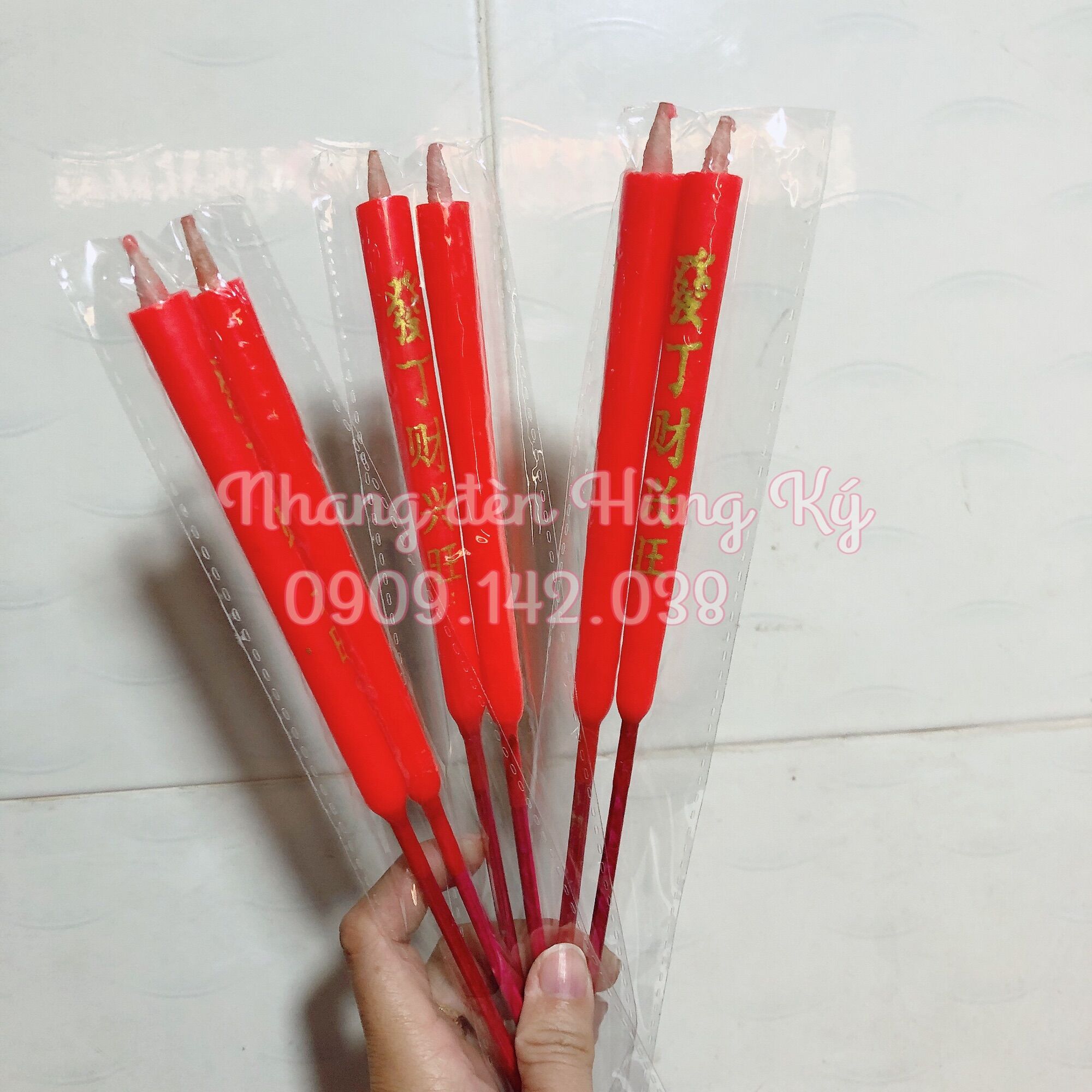[HCM]Đèn cầy gió thắp ngoài trời không tắt