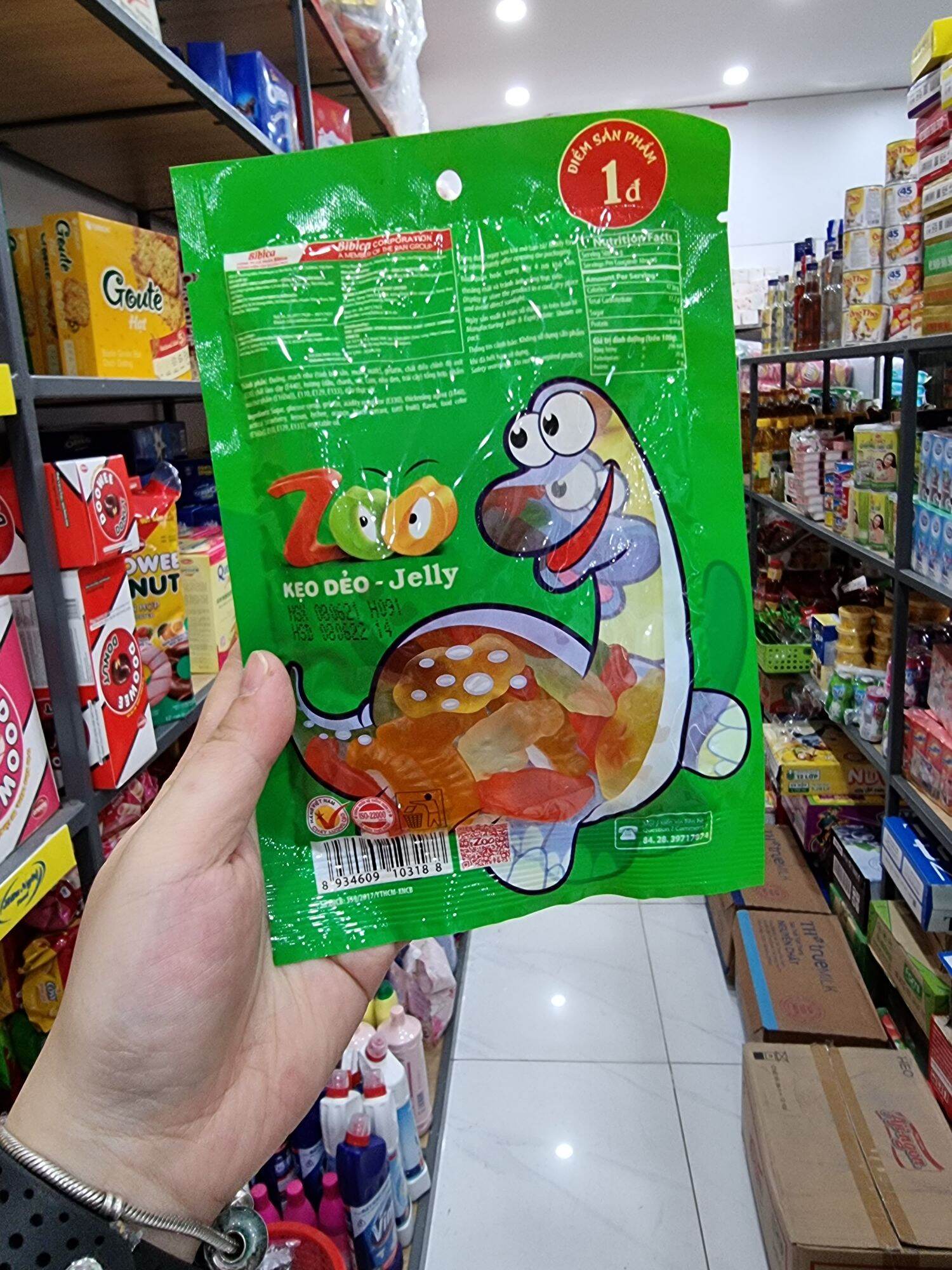 Kẹo dẻo Zoo Jelly Bibica 100g