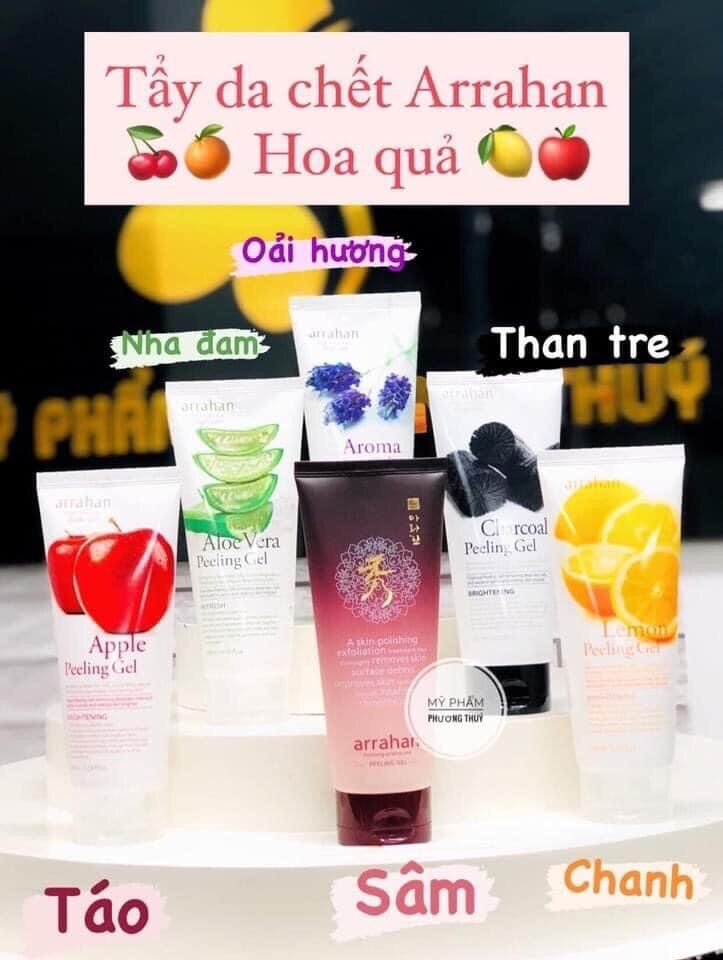 Gel tẩy tế bào chết trái cây arahan Hàn Quốc