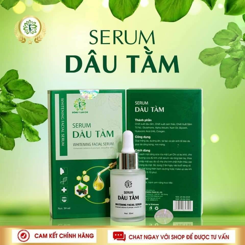 Serum dâu tằm Lan Chi : dưỡng da trắng sáng da