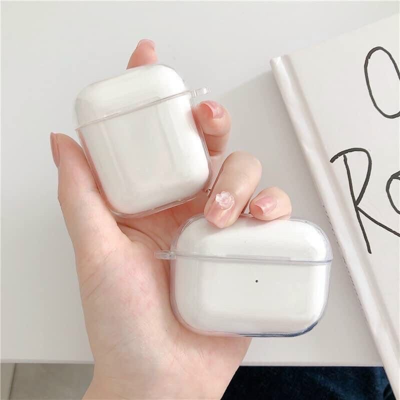 Hộp đựng tai nghe Airpod 1/2,Airpod Pro , Air3 ,dẻo trong suốt