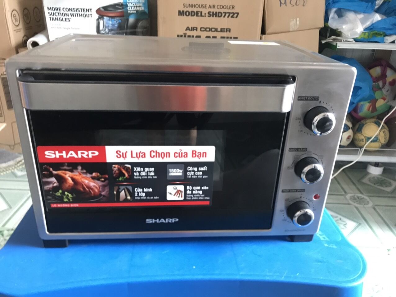 Lò nướng sharp eo-a323rcsv-st 32 lít