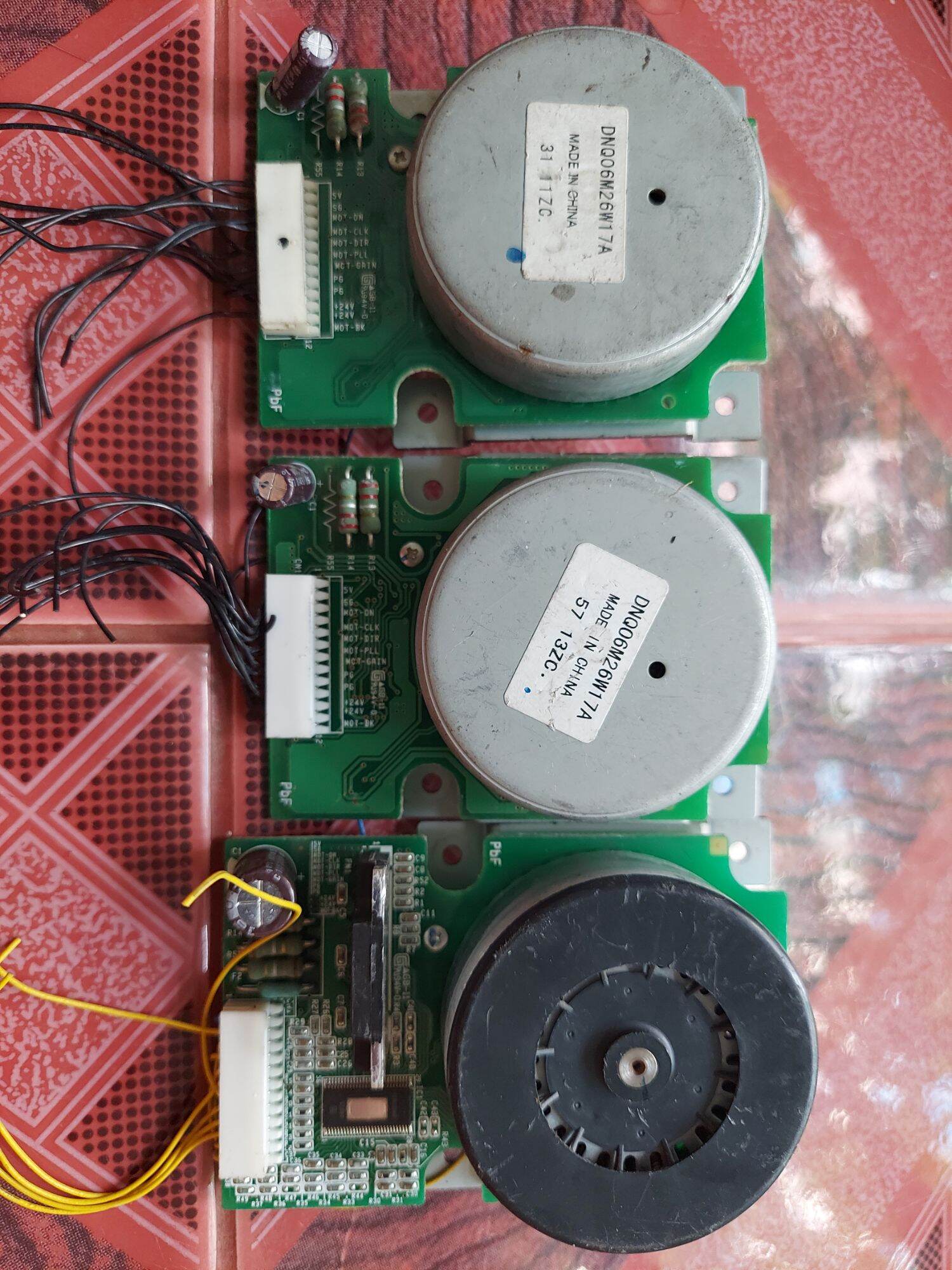 Set 3 cái motor không chổi than 15v-24v tháo máy photo.
