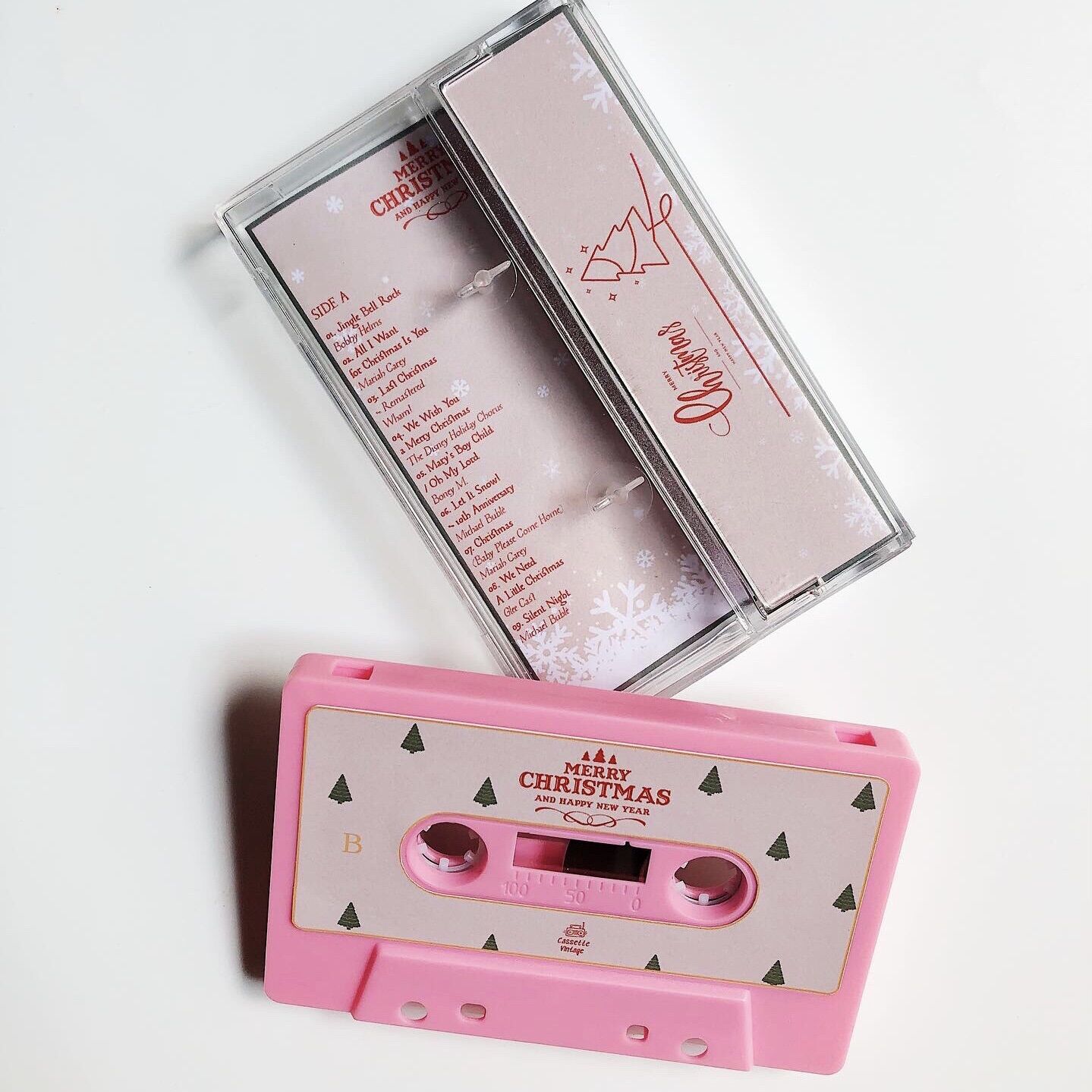 Băng cassette Merry Christmas (Custom Cassette Tape)