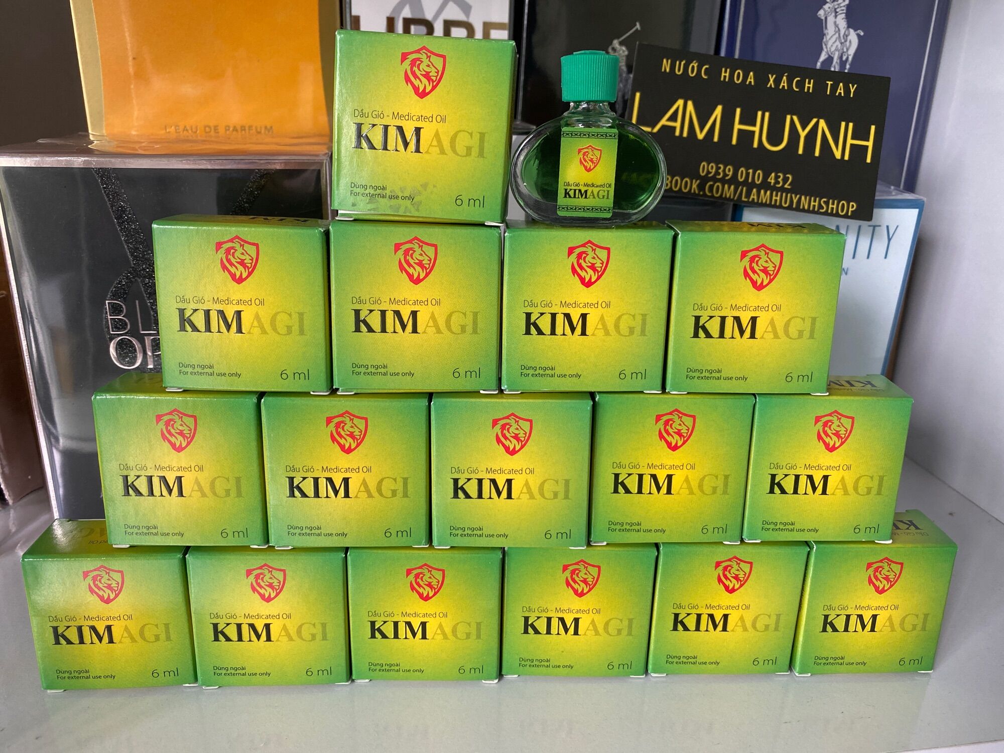 Dầu gió KIM AGI herbal 6ML (KIMAGI)