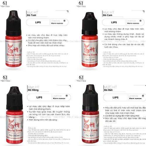 [CHÍNH HÃNG] MỰC HT SIÊU ĐẬM Fullsize 12ml có Minisize