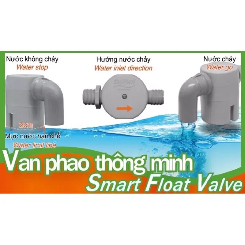 Van phao thông minh - Phao điện, phao cơ ( ren 21,27) - Hãng ONPAS, RADAR