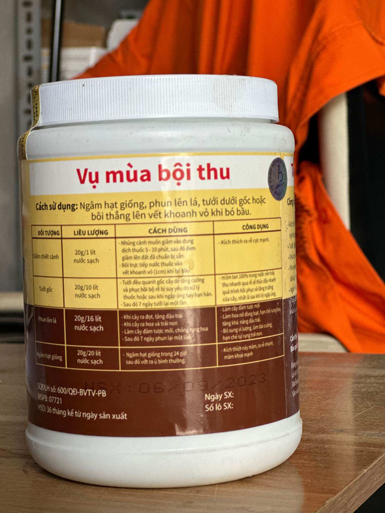Thuốc kích ra rễ cực mạnh hủ 500gr