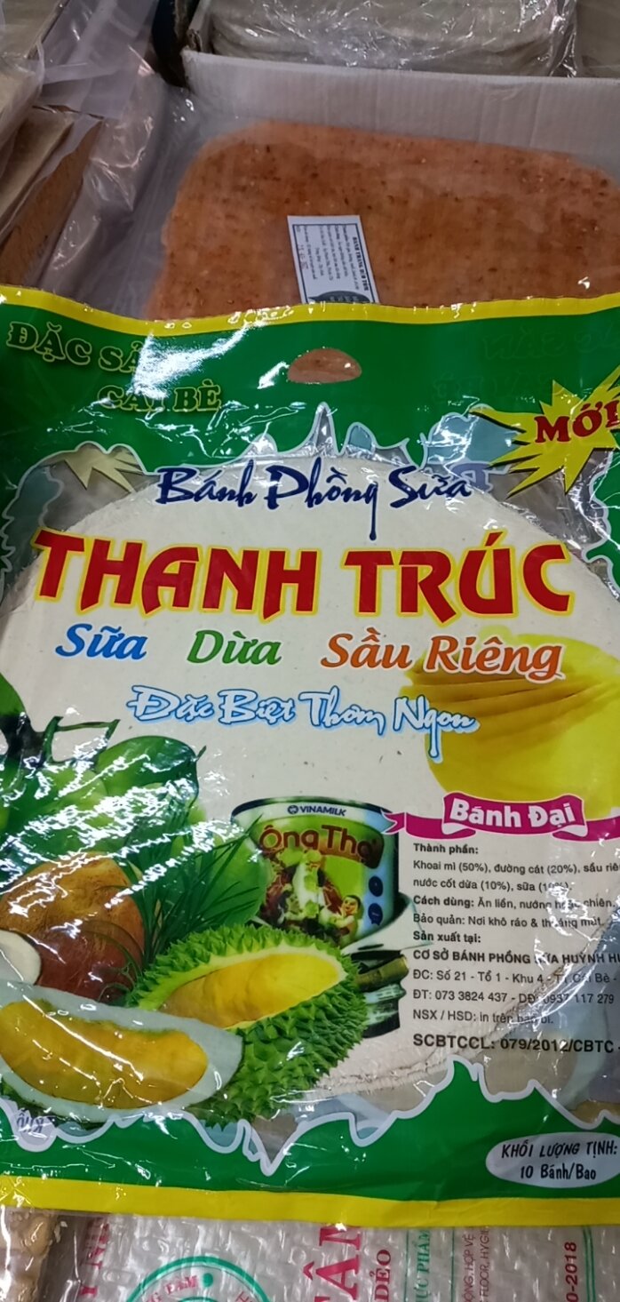 Bánh phồng sữa Thanh Trúc 300g ( bánh đại )