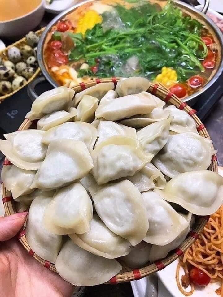 Sủi Cảo Nhân Thịt - túi 1kg (giao tphcm)