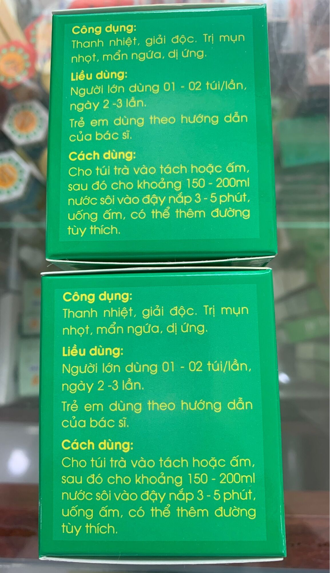 Trà tiêu độc của Viện Y Học Dân tộc (Hộp 15 túi x 2g)