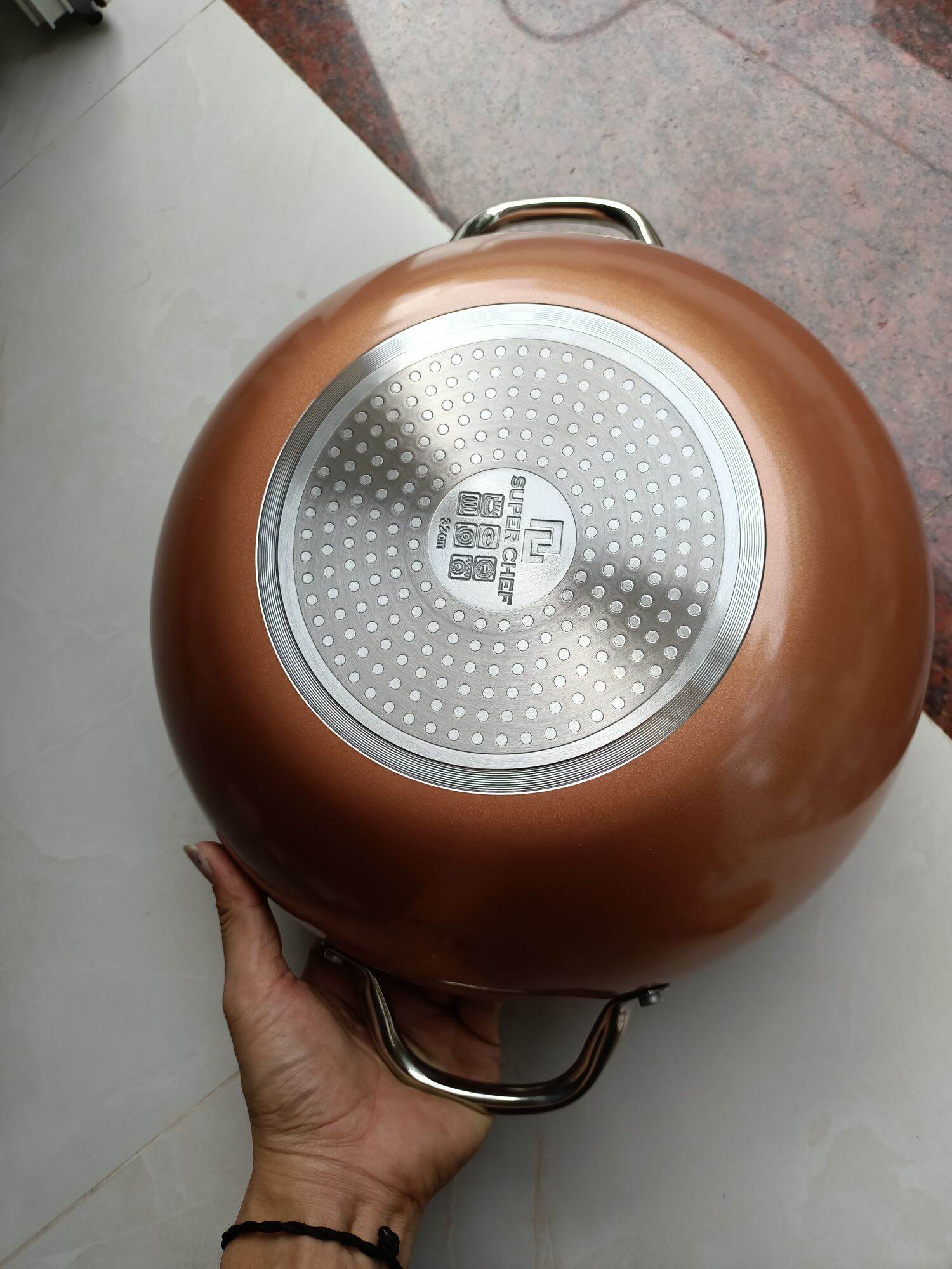 CHẢO SÂU LÒNG ĐÁY TỪ SUPER CHEF size 28cm