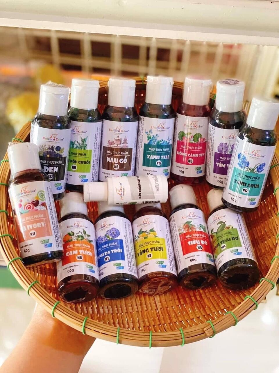 Màu siro thực phẩm Unicorn Màu SIÊU ĐỎ (60G)
