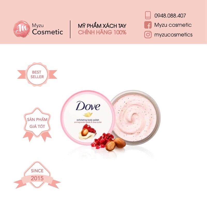 Tẩy da chết body dove