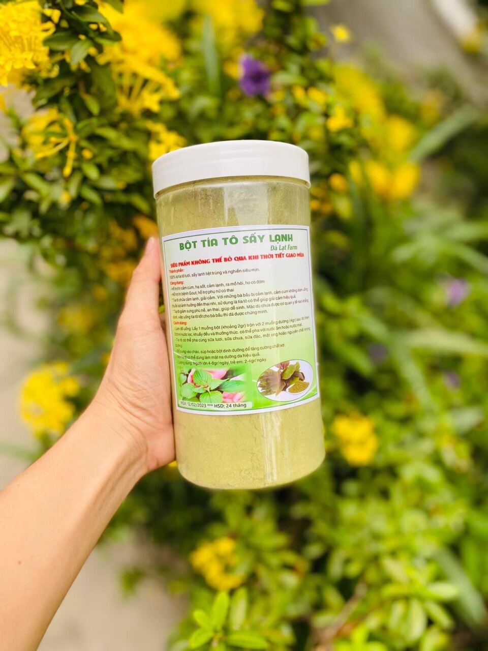 BỘT TÍA TÔ SẤY LẠNH
