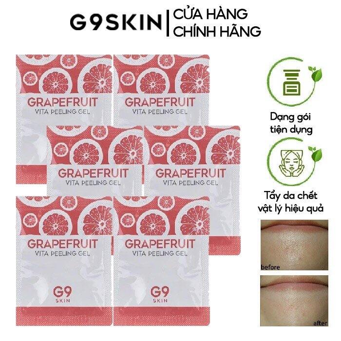 Sample 2ml] tẩy tế bào chết chiết xuất bưởi g9skin grapefruit vita peeling gel (date 2/2023