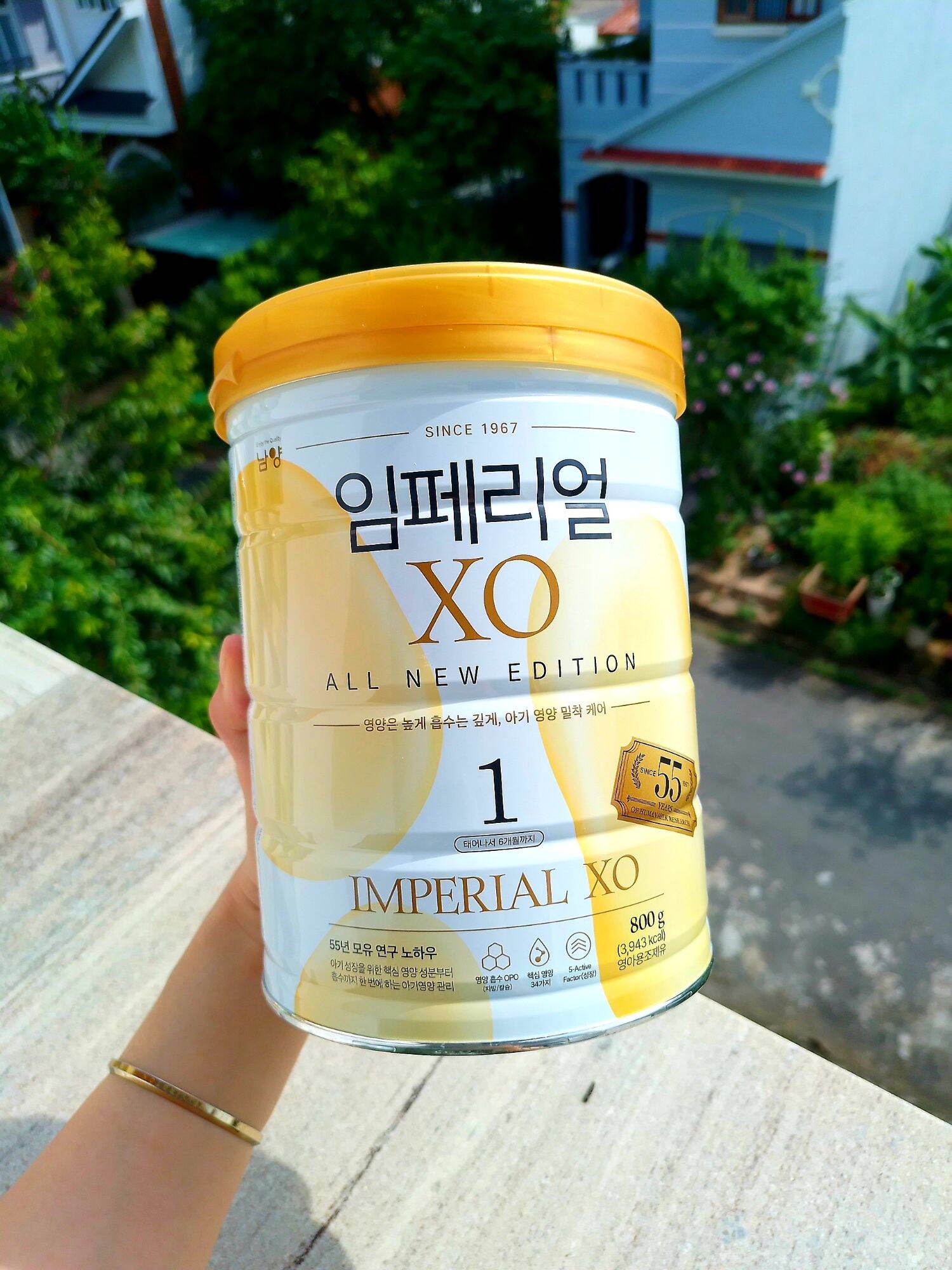 Sữa bột xo số 1 nội địa hàn 800g 0-6 tháng