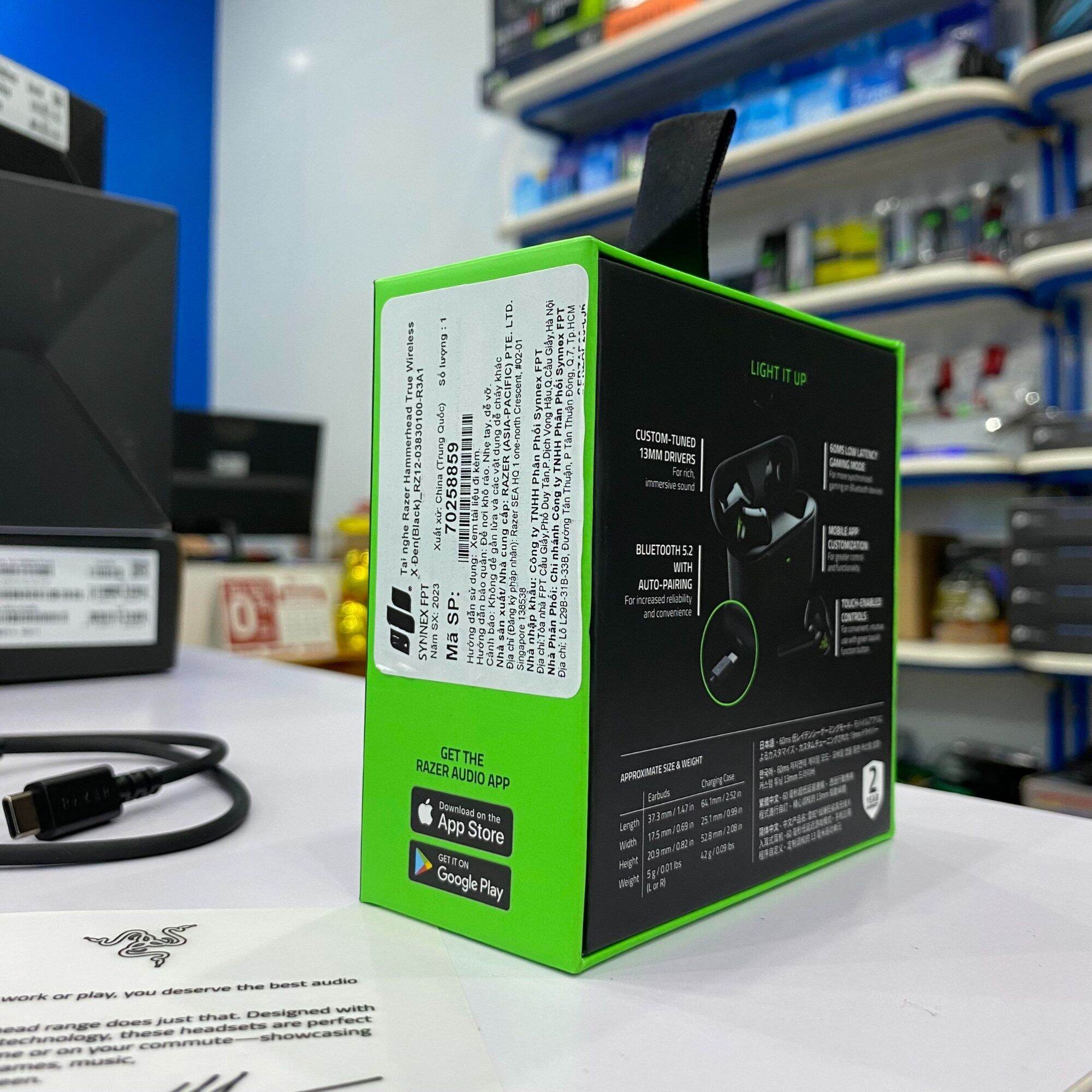 Tai nghe Razer Hammerhead True Wireless X
