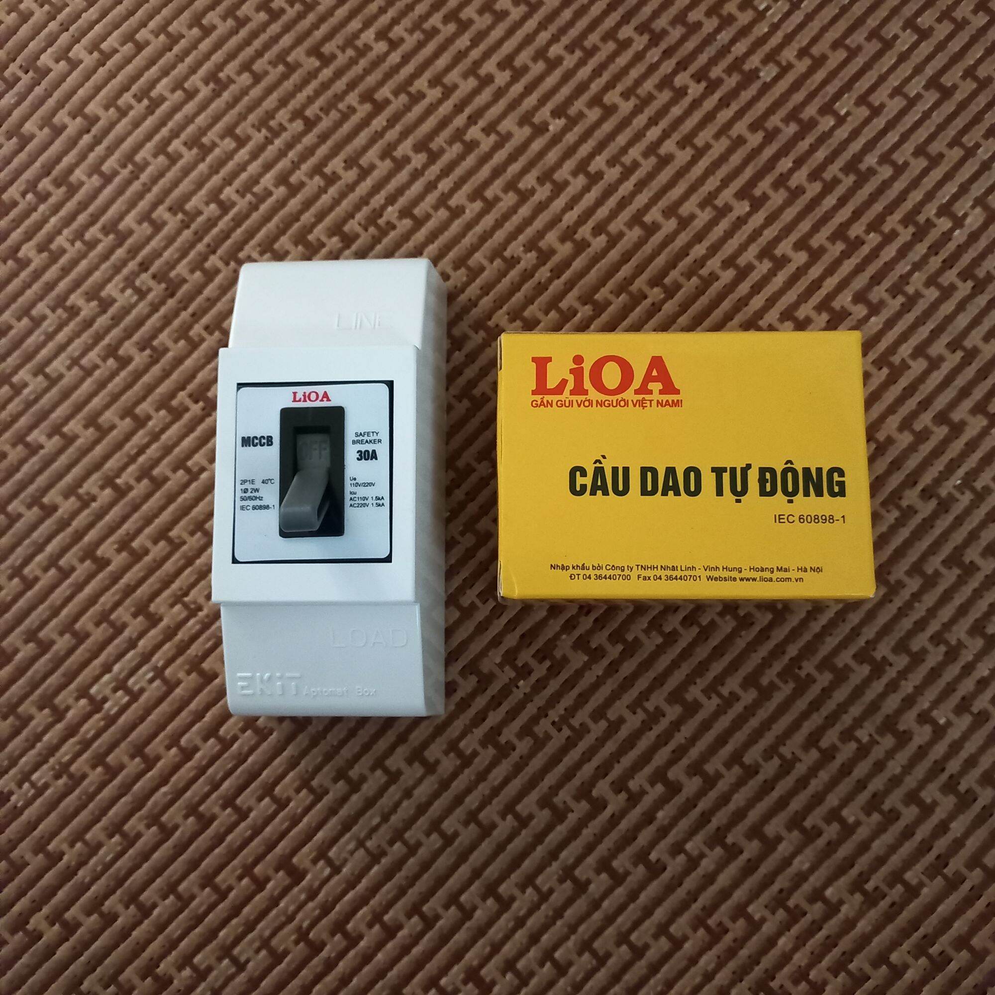 Atomat cầu dao tự động Lioa 30A