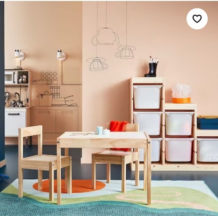 Bộ bàn ghế trẻ em ikea latt