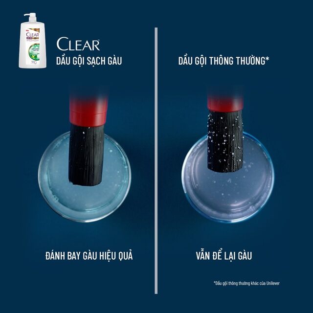 Dầu gội đầu Clear bạc hà 350g