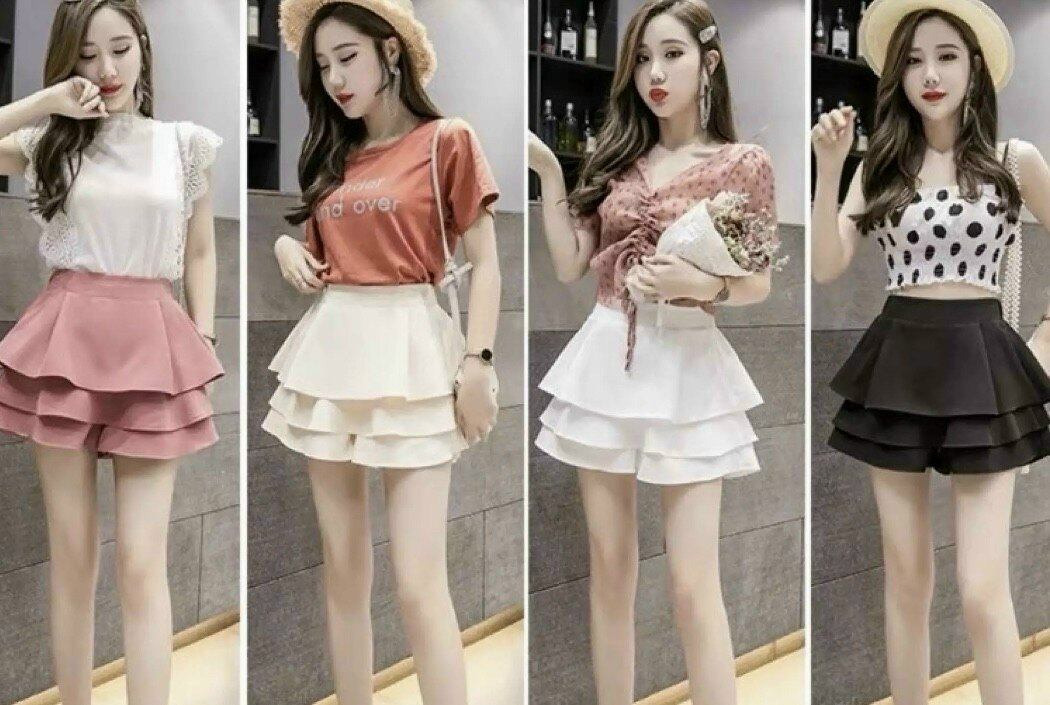 VÁY QUẦN XOÈ TẦNG FORM 50KG(NA)