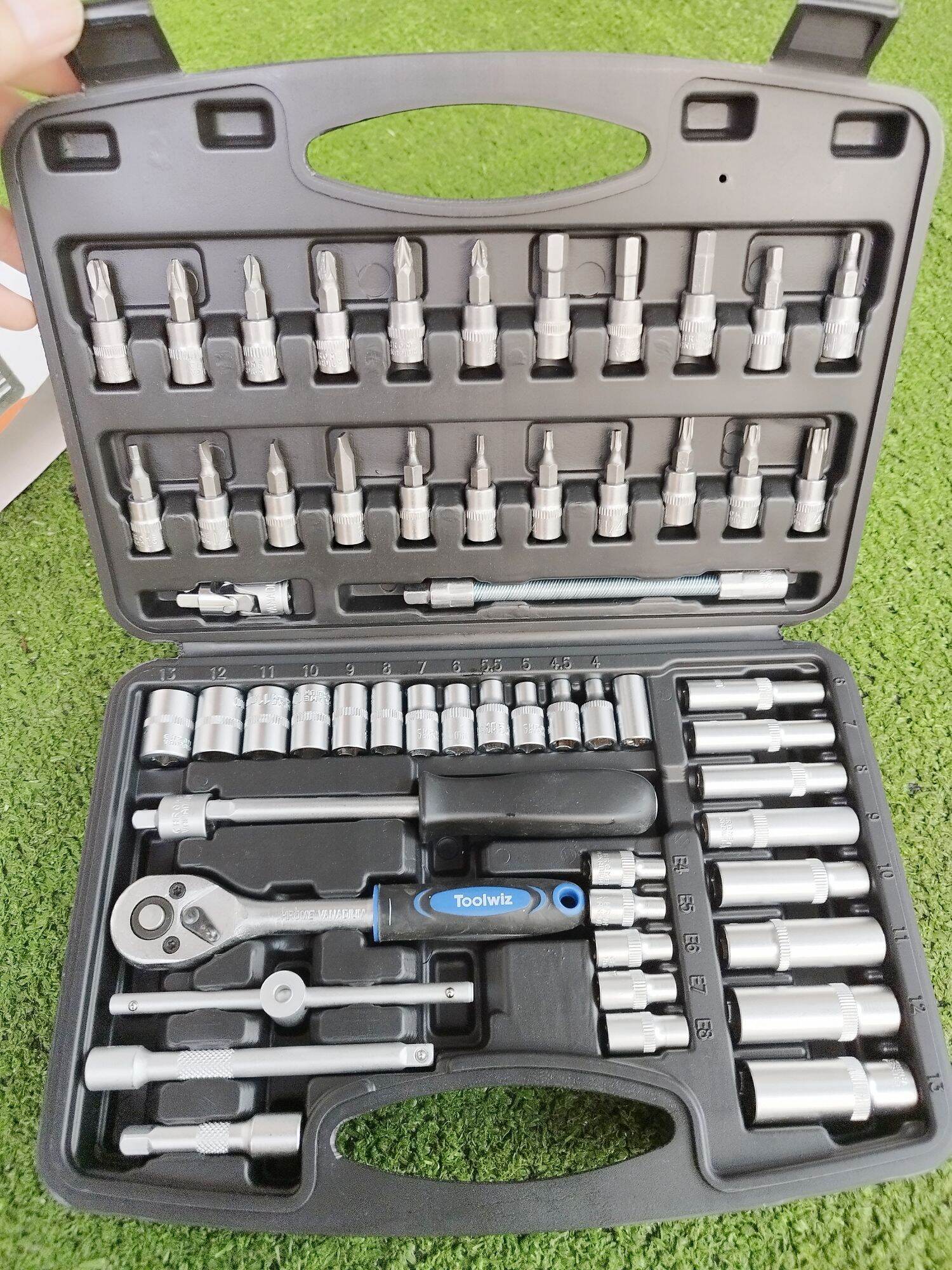 Bộ khẩu típ 56 chi tiết 1/4 cao cấp