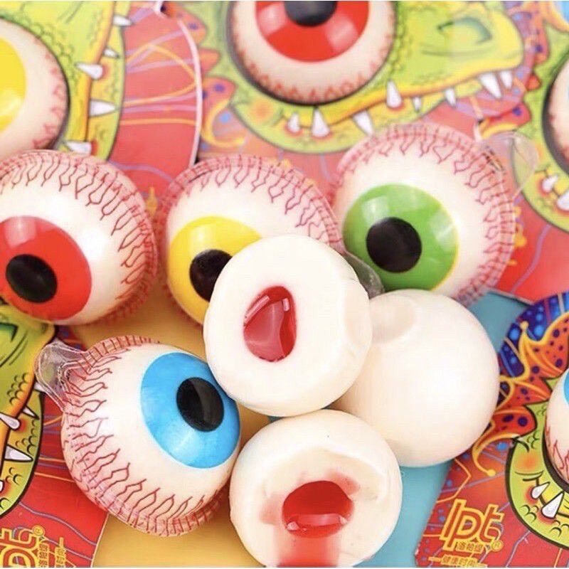10 VIÊN DẺO HÌNH CON MẮT CÓ NHÂN EYEBOLL