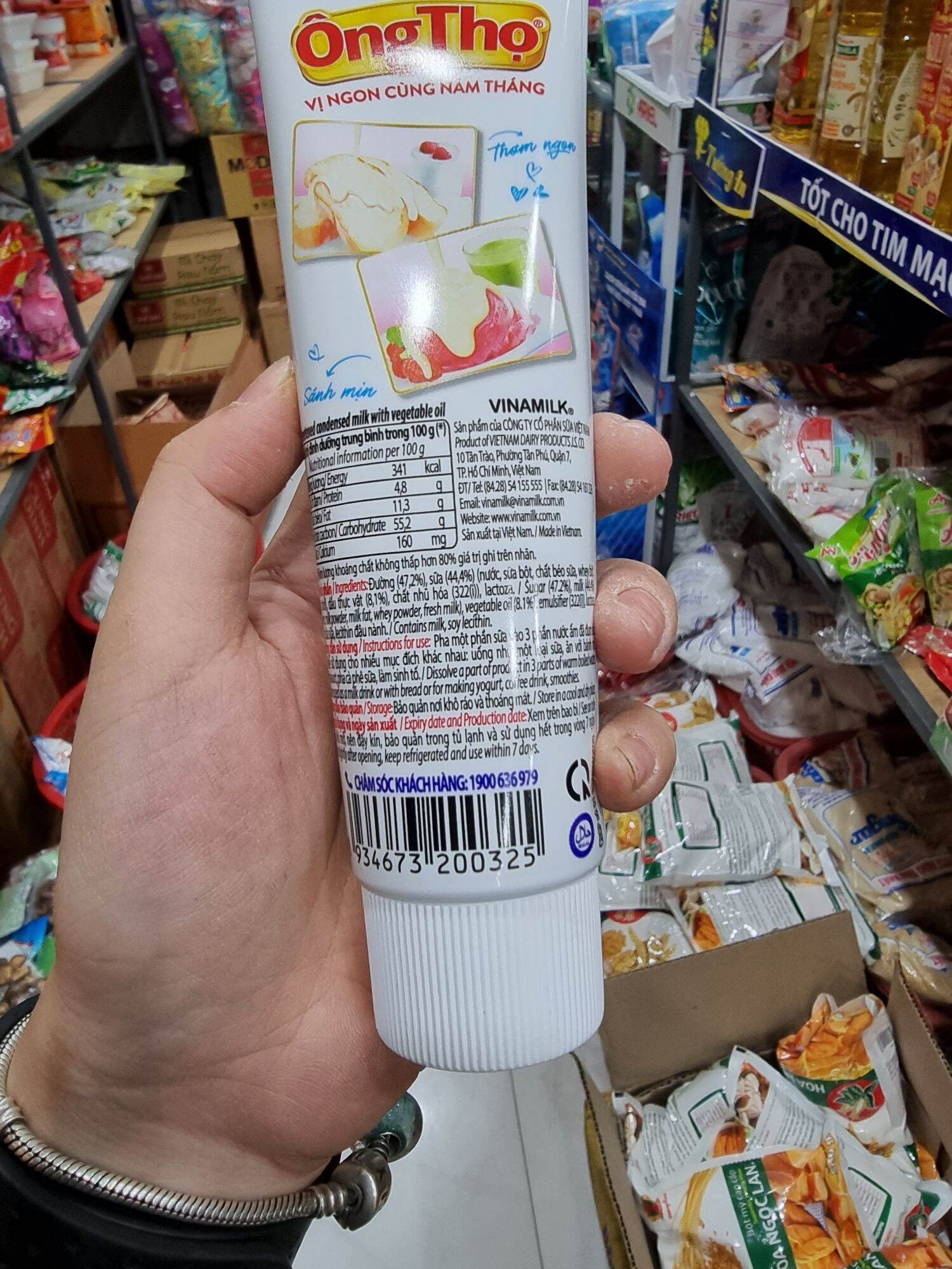 Sữa đặc Ông Thọ dạng tuýp 165g