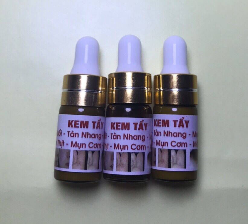 Tẩy nốt ruồi,mụn cóc, mụn thịt , mắt cá Hàng cao cấp (3ml)